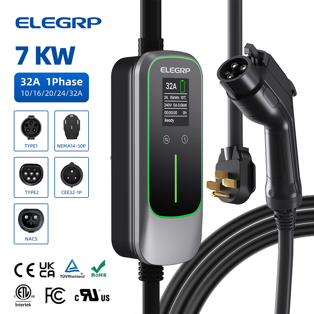 ELEGRP 32 Amp Przenośna ładowa – Portable Ev Charger recenzja i cena
