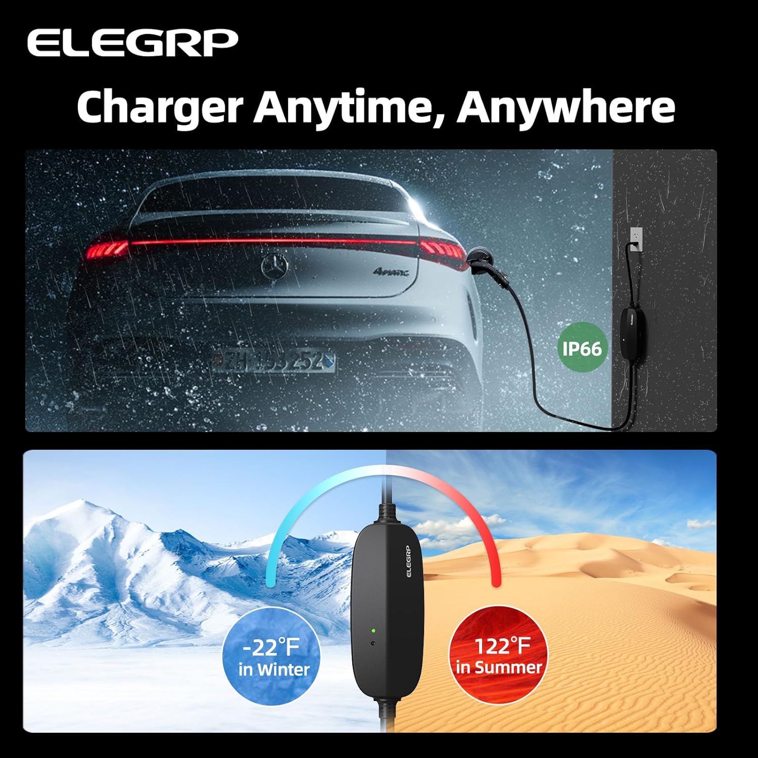 ELEGRP J1772 Szybka stacja ład – Portable Ev Charger recenzja i cena